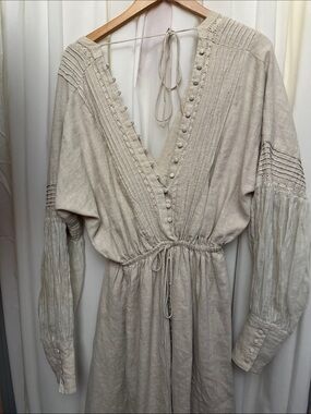 JOSLIN studio Melinda 2.0 linen ramie maxi dress